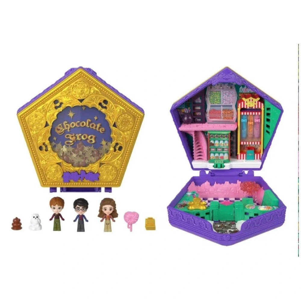 Polly Pocket Micro Dolls & Playset, Harry Potter Compact (NWT)